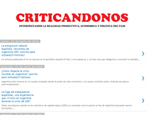 Tablet Screenshot of criticandonos.blogspot.com