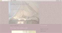 Desktop Screenshot of cantapraeudormir.blogspot.com