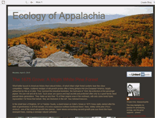 Tablet Screenshot of ecologyofappalachia.blogspot.com