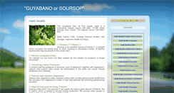 Desktop Screenshot of guyabanoorsoursop.blogspot.com