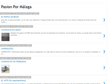 Tablet Screenshot of pasionpormalaga.blogspot.com