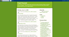 Desktop Screenshot of freshfinance.blogspot.com