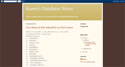 Desktop Screenshot of databasemom.blogspot.com