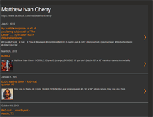 Tablet Screenshot of matthewivancherry.blogspot.com