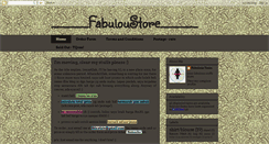 Desktop Screenshot of fabuloustore.blogspot.com