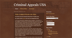 Desktop Screenshot of criminalappealsusa.blogspot.com