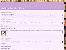 Tablet Screenshot of myscrapbookingcloset.blogspot.com