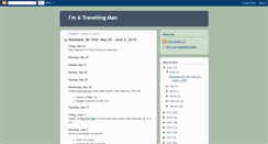 Desktop Screenshot of imatravellingman.blogspot.com