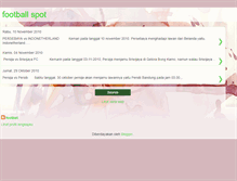 Tablet Screenshot of myfootballspot.blogspot.com