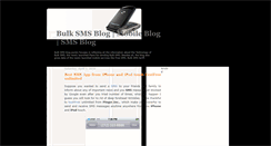 Desktop Screenshot of bulk-sms-blog.blogspot.com