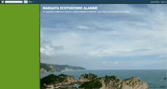 Desktop Screenshot of maruataecoturismo.blogspot.com