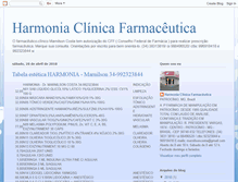 Tablet Screenshot of farmaciaharmonia.blogspot.com