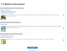Tablet Screenshot of medioboletointerurbano.blogspot.com