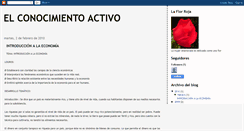 Desktop Screenshot of elconocimientoactivo.blogspot.com