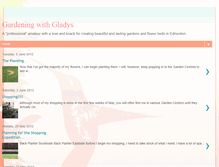Tablet Screenshot of gardeningwithgladys.blogspot.com