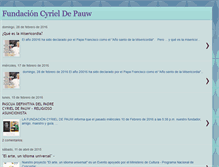 Tablet Screenshot of fundacioncyrieldepauw.blogspot.com