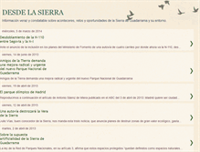 Tablet Screenshot of desdelasierradeguadarrama.blogspot.com