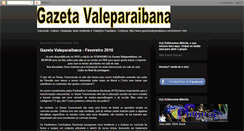 Desktop Screenshot of gazetavaleparaibana.blogspot.com
