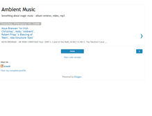 Tablet Screenshot of ambienttunes.blogspot.com