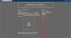 Desktop Screenshot of fashionfuturist.blogspot.com