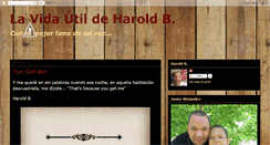 Desktop Screenshot of lavidautildeharoldb.blogspot.com