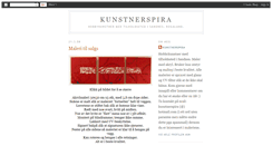 Desktop Screenshot of kunstnerspira.blogspot.com