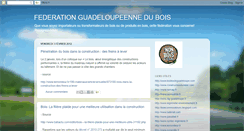 Desktop Screenshot of federation-guadeloupeenne-du-bois.blogspot.com