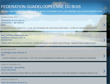 Tablet Screenshot of federation-guadeloupeenne-du-bois.blogspot.com