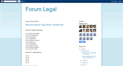 Desktop Screenshot of forum-legal.blogspot.com