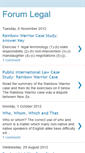 Mobile Screenshot of forum-legal.blogspot.com