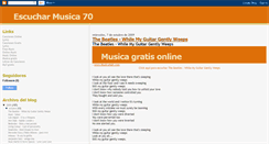 Desktop Screenshot of escucharmusica-70.blogspot.com