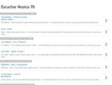 Tablet Screenshot of escucharmusica-70.blogspot.com