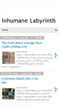 Mobile Screenshot of inhumanelabyrinth.blogspot.com