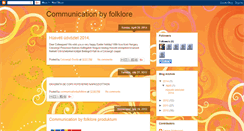 Desktop Screenshot of communicationbyfolclore.blogspot.com