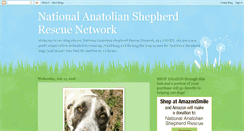 Desktop Screenshot of anatolianshepherdrescue.blogspot.com