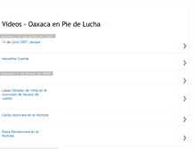 Tablet Screenshot of oaxacaenlucha.blogspot.com