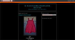 Desktop Screenshot of dazzleblinkblink.blogspot.com