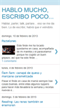 Mobile Screenshot of hablomuchoescribopoco.blogspot.com