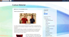 Desktop Screenshot of culturamaterial-estebanva.blogspot.com