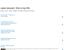 Tablet Screenshot of casiestewart.blogspot.com