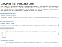 Tablet Screenshot of everythingyouforgetaboutlatex.blogspot.com