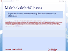 Tablet Screenshot of msmacksllajhmathclasses.blogspot.com