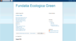 Desktop Screenshot of fundatiaecologicagreen.blogspot.com