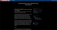 Desktop Screenshot of confederacion-argentina.blogspot.com