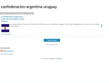 Tablet Screenshot of confederacion-argentina.blogspot.com