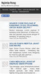 Mobile Screenshot of ngintip-rong.blogspot.com