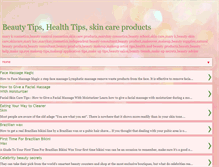Tablet Screenshot of beautyskin-tips.blogspot.com