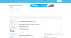 Desktop Screenshot of malaysiablackberrygroup.blogspot.com