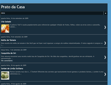 Tablet Screenshot of pratodacasa.blogspot.com