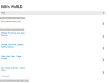 Tablet Screenshot of kibiworld.blogspot.com